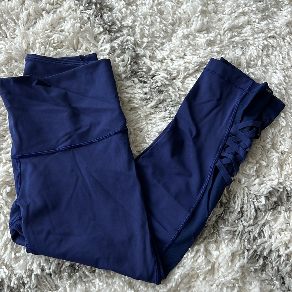 Navy blue lululemon leggings